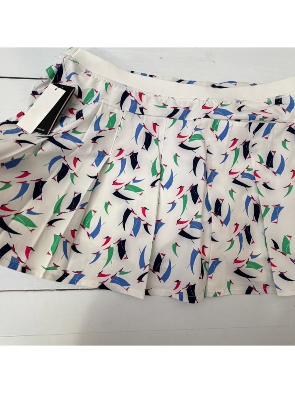 NWT RLX Ralph Lauren Sailboat Print Golf Skort Women XL Water Repellent - Picture 3 of 16